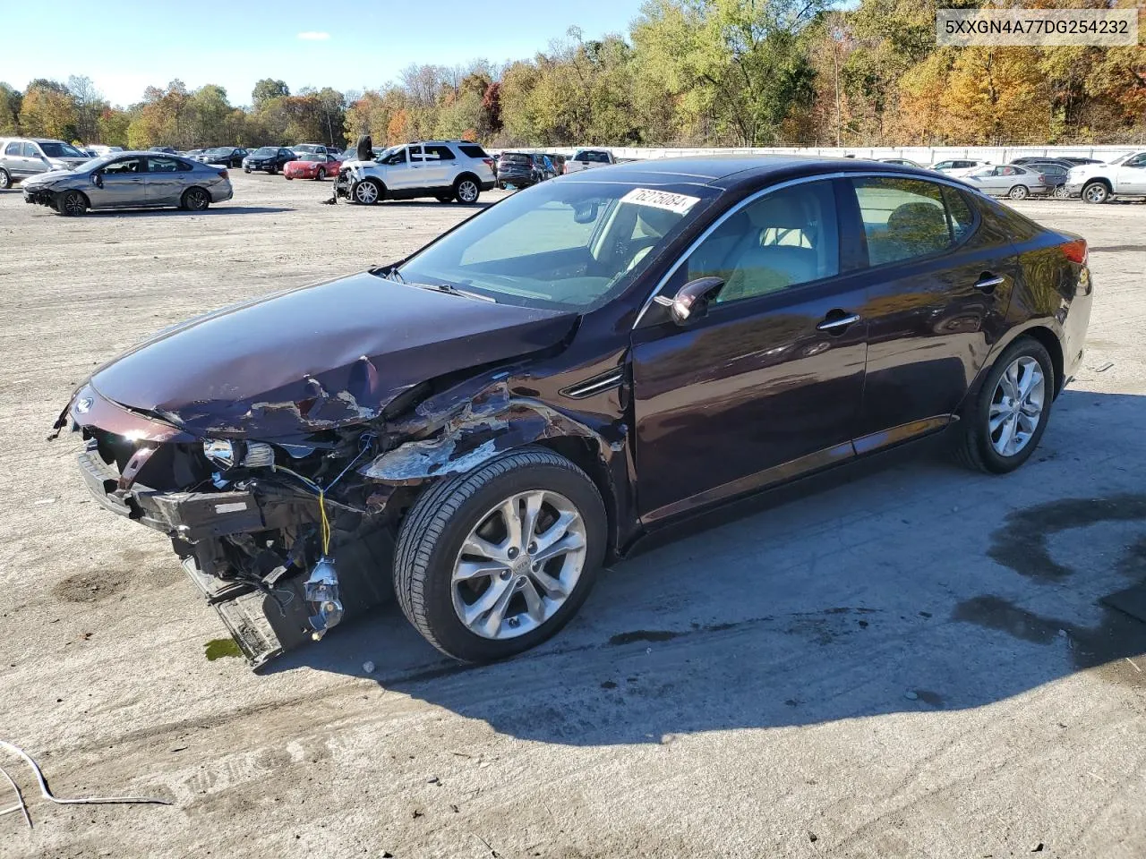 2013 Kia Optima Ex VIN: 5XXGN4A77DG254232 Lot: 76275084