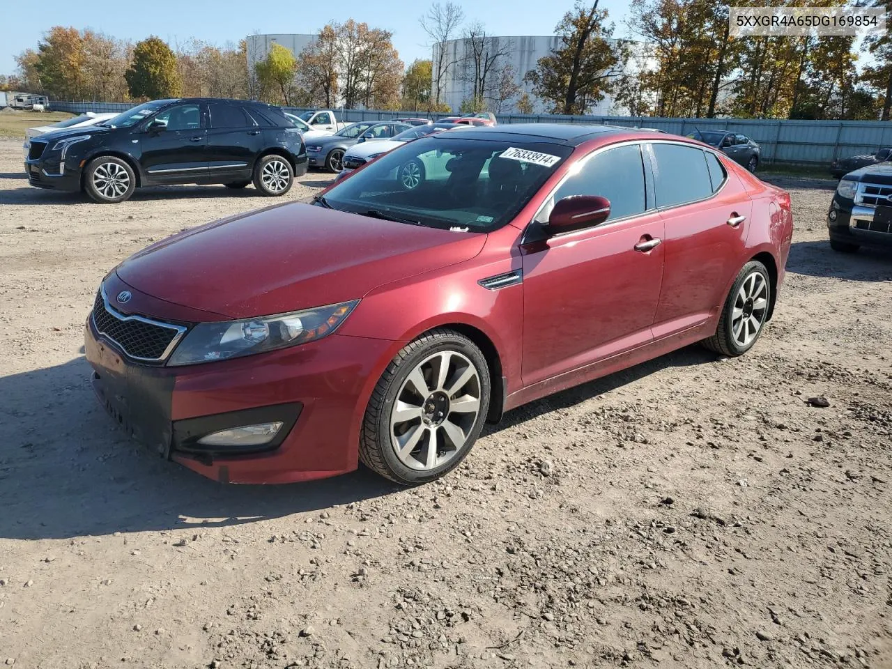 2013 Kia Optima Sx VIN: 5XXGR4A65DG169854 Lot: 76333914