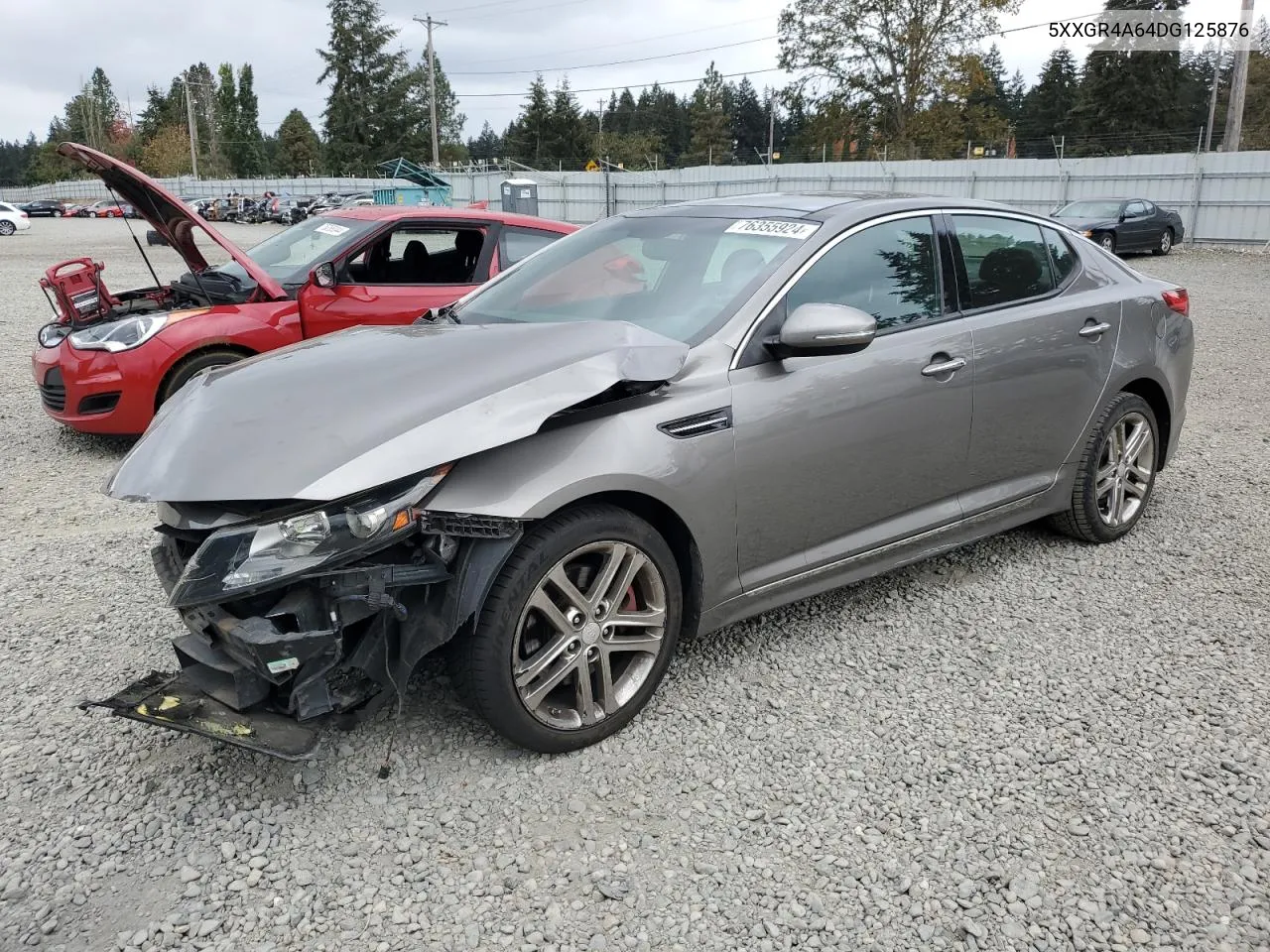 2013 Kia Optima Sx VIN: 5XXGR4A64DG125876 Lot: 76355924