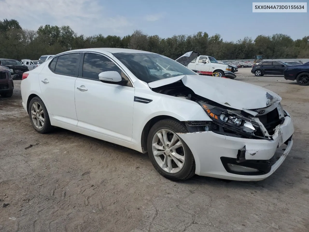 2013 Kia Optima Ex VIN: 5XXGN4A73DG155634 Lot: 76396314