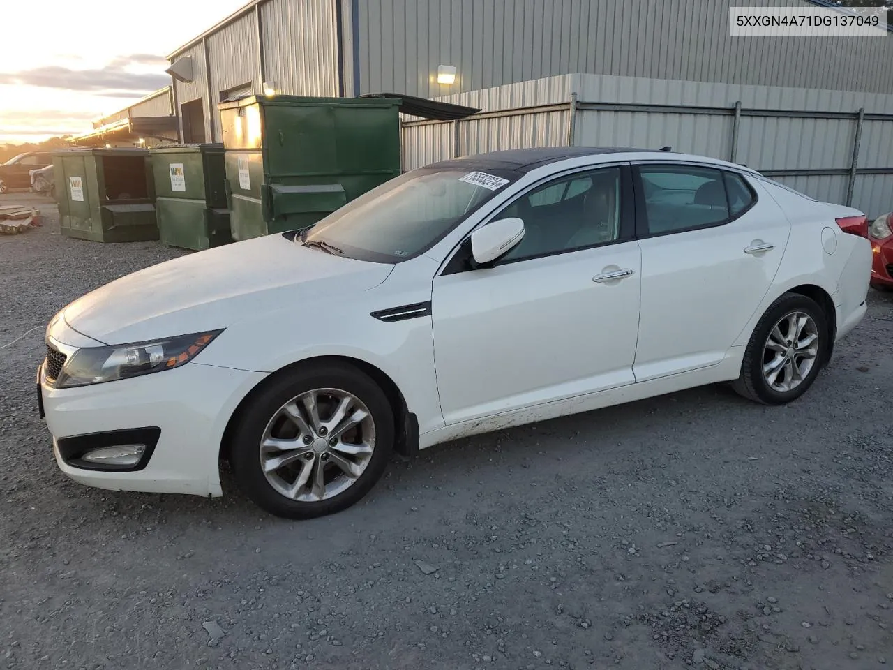 2013 Kia Optima Ex VIN: 5XXGN4A71DG137049 Lot: 76553224