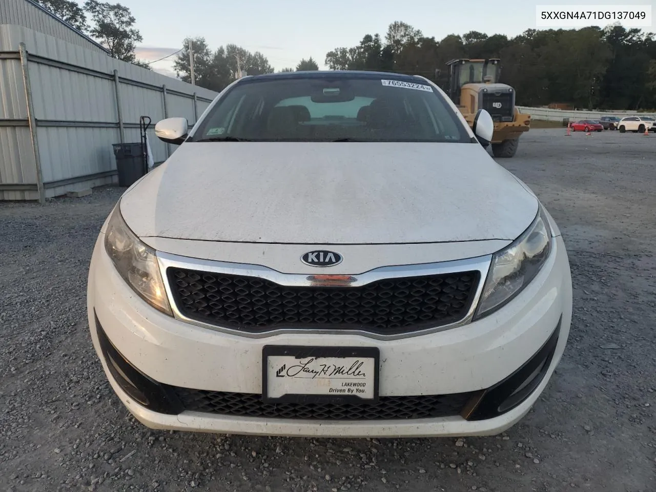 2013 Kia Optima Ex VIN: 5XXGN4A71DG137049 Lot: 76553224