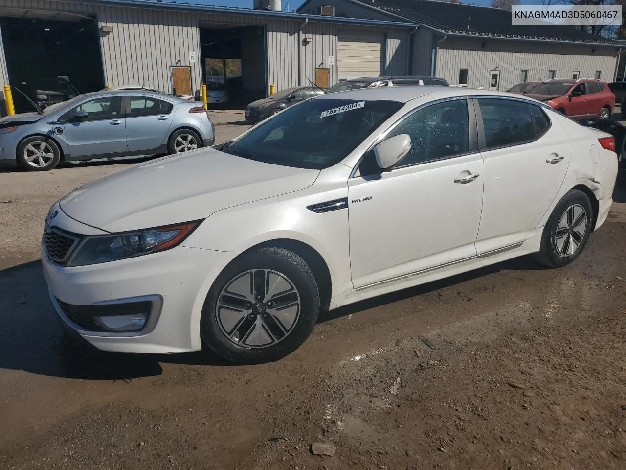 2013 Kia Optima Hybrid VIN: KNAGM4AD3D5060467 Lot: 76614304