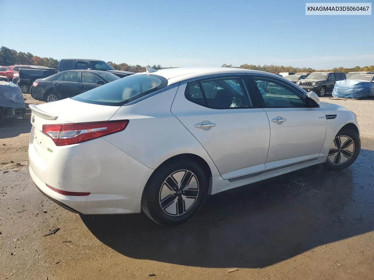 2013 Kia Optima Hybrid VIN: KNAGM4AD3D5060467 Lot: 76614304