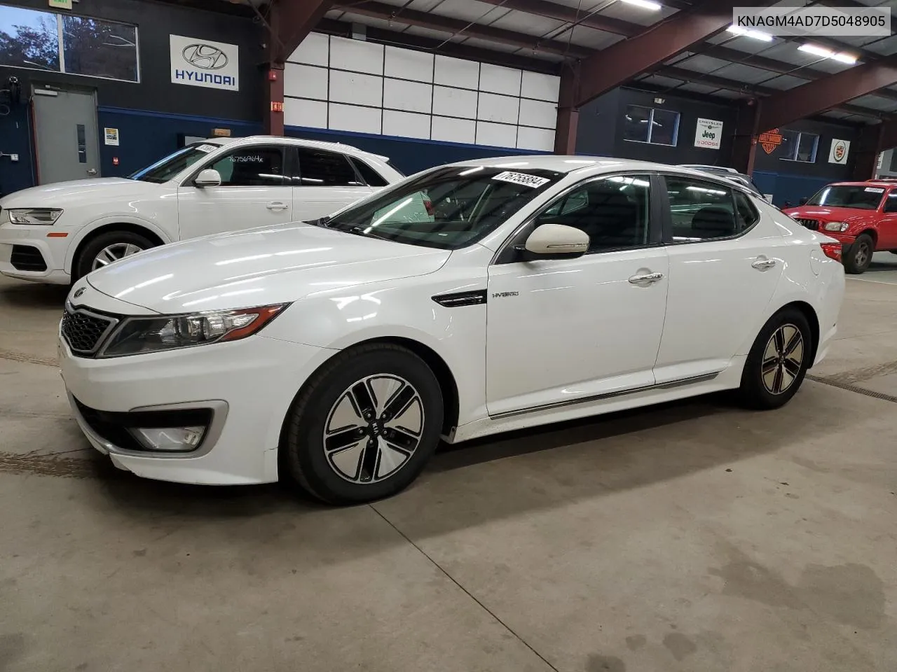 2013 Kia Optima Hybrid VIN: KNAGM4AD7D5048905 Lot: 76755884