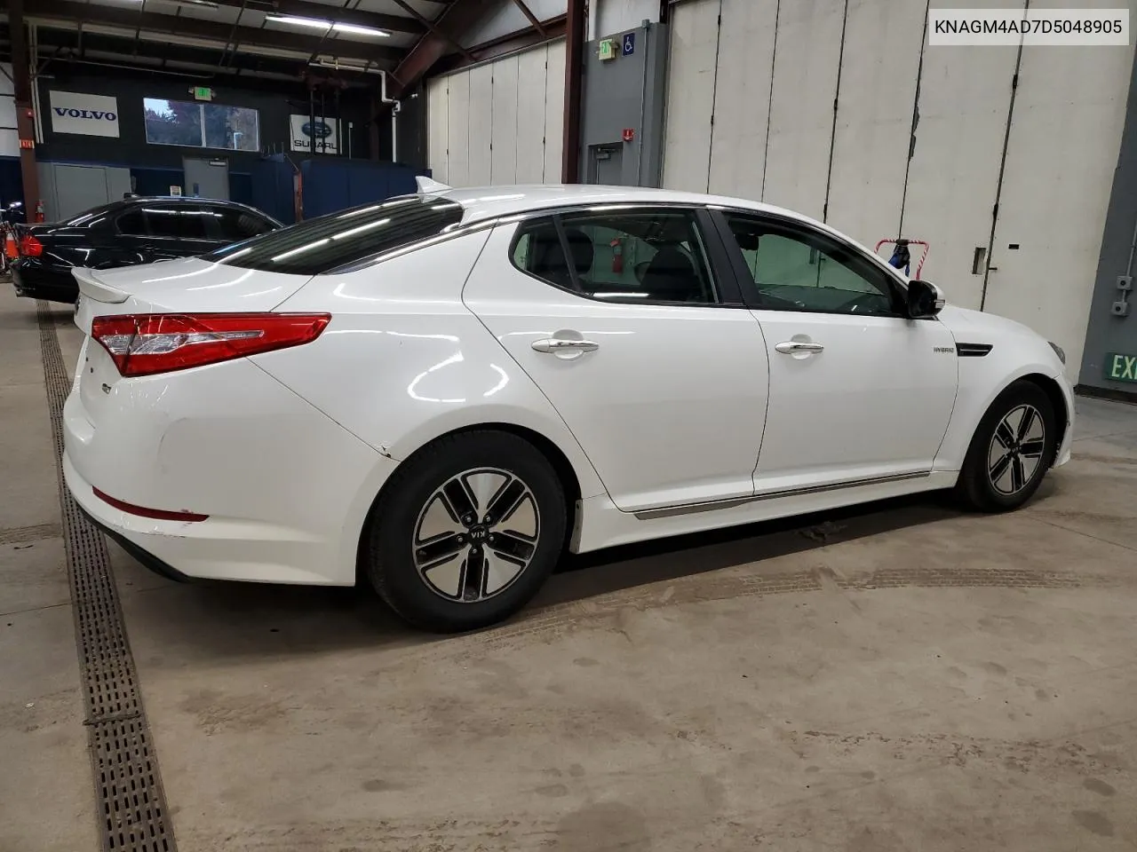 2013 Kia Optima Hybrid VIN: KNAGM4AD7D5048905 Lot: 76755884