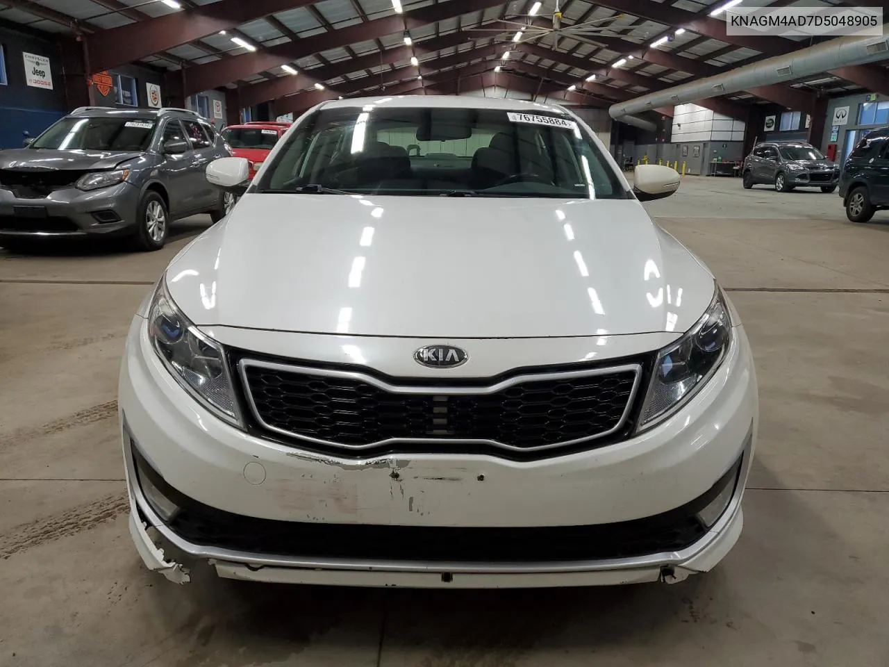 2013 Kia Optima Hybrid VIN: KNAGM4AD7D5048905 Lot: 76755884