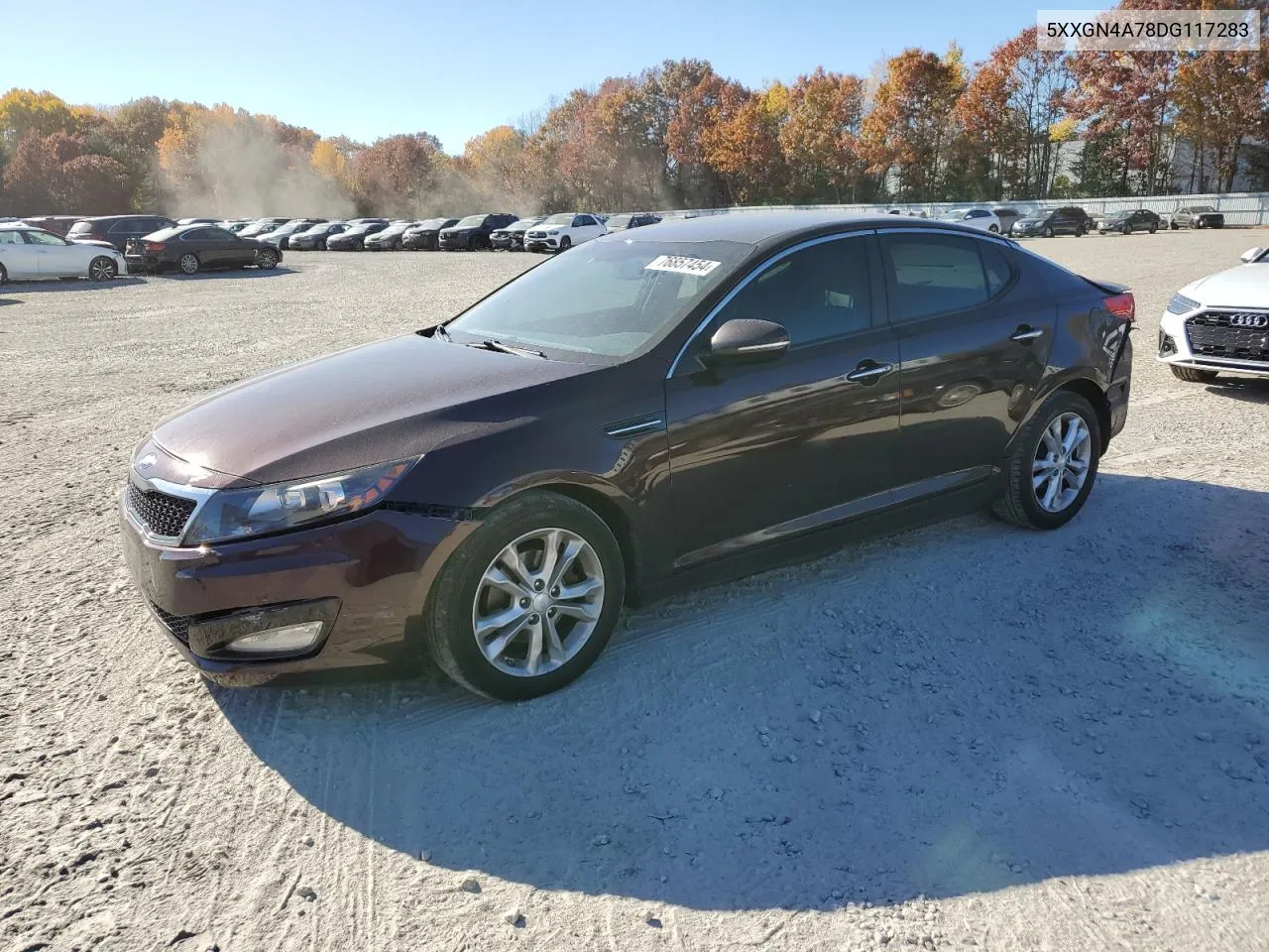 2013 Kia Optima Ex VIN: 5XXGN4A78DG117283 Lot: 76857454