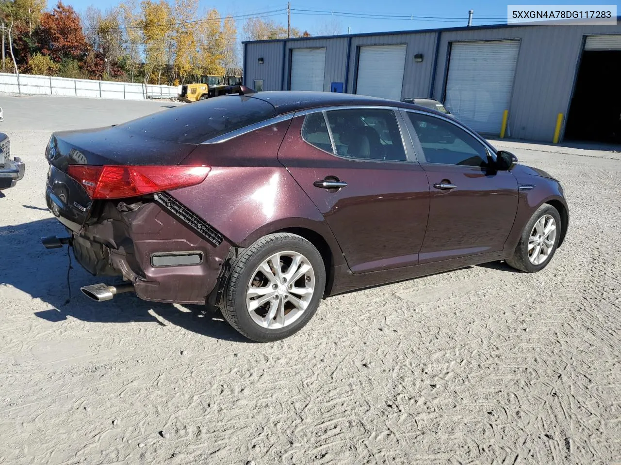 2013 Kia Optima Ex VIN: 5XXGN4A78DG117283 Lot: 76857454