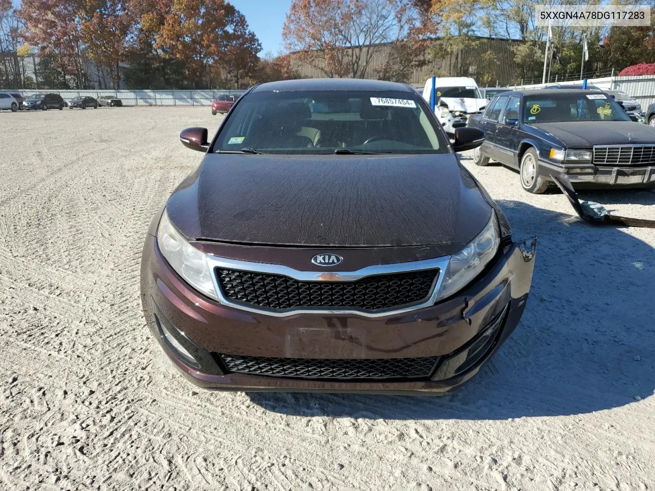 2013 Kia Optima Ex VIN: 5XXGN4A78DG117283 Lot: 76857454