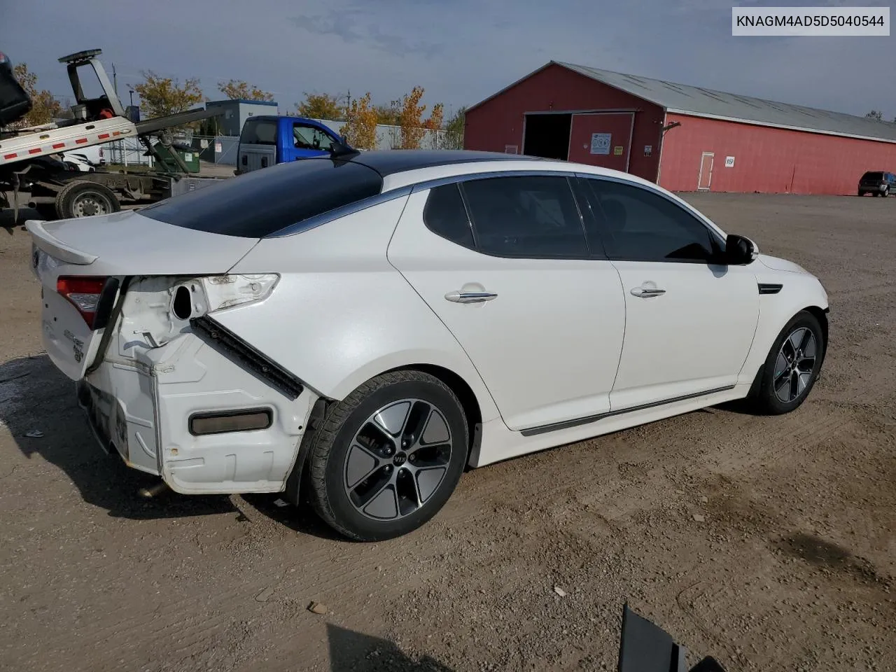 2013 Kia Optima Hybrid VIN: KNAGM4AD5D5040544 Lot: 76875394