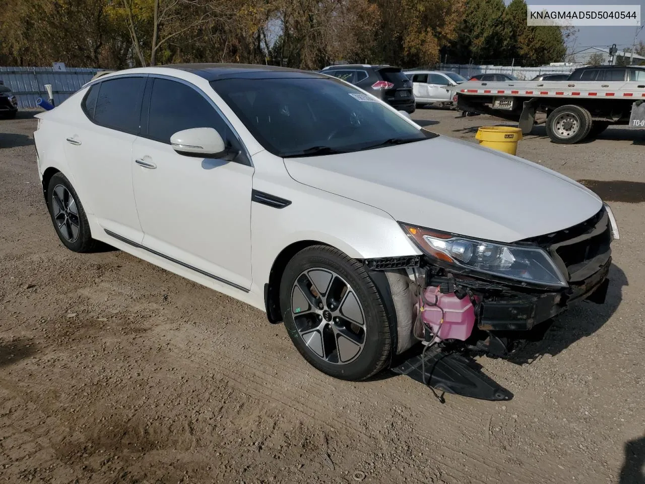 2013 Kia Optima Hybrid VIN: KNAGM4AD5D5040544 Lot: 76875394