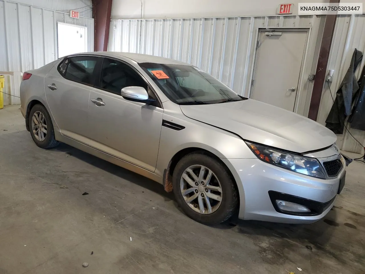 2013 Kia Optima Lx VIN: KNAGM4A75D5303447 Lot: 76880284