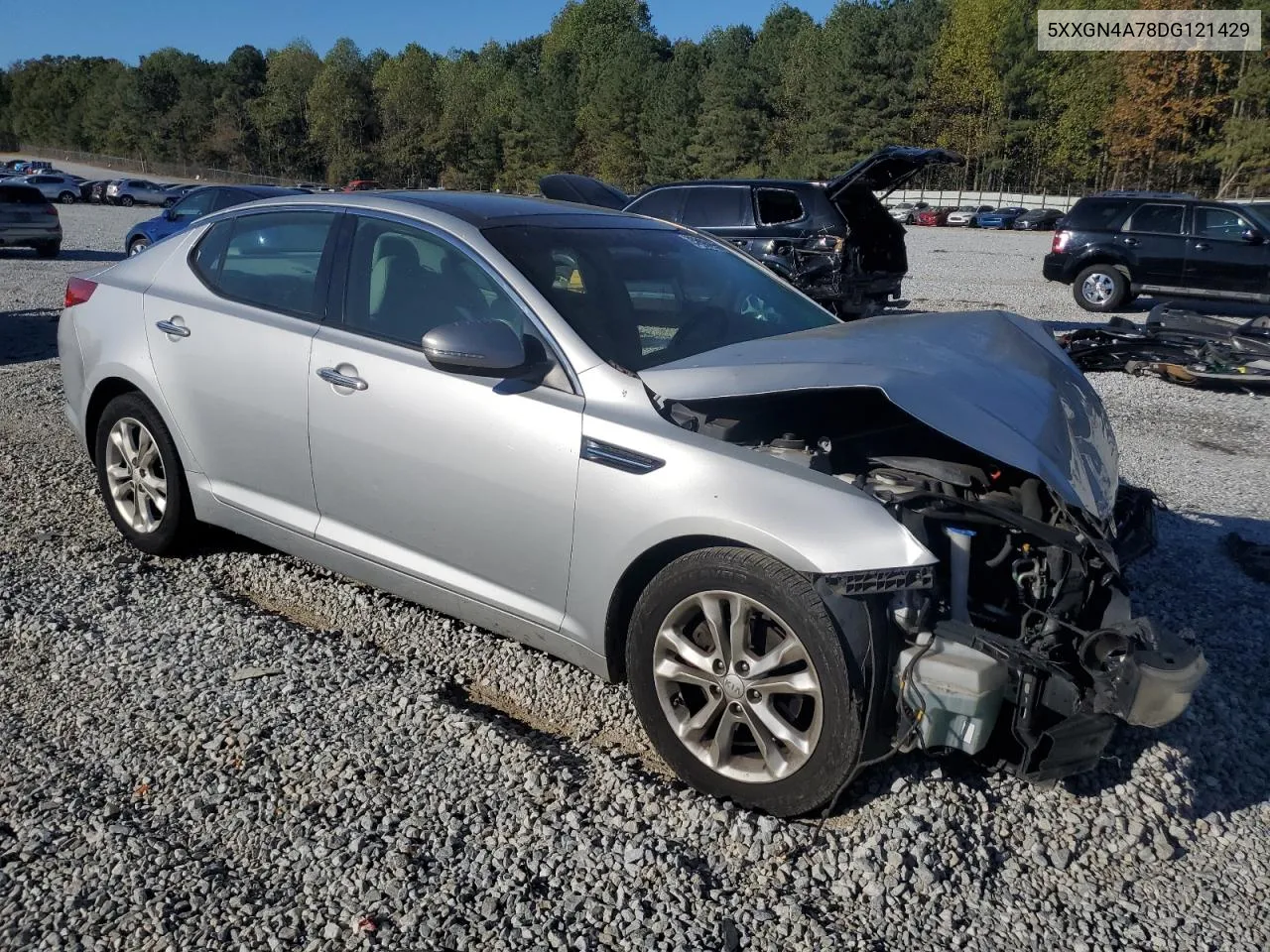 2013 Kia Optima Ex VIN: 5XXGN4A78DG121429 Lot: 76995494