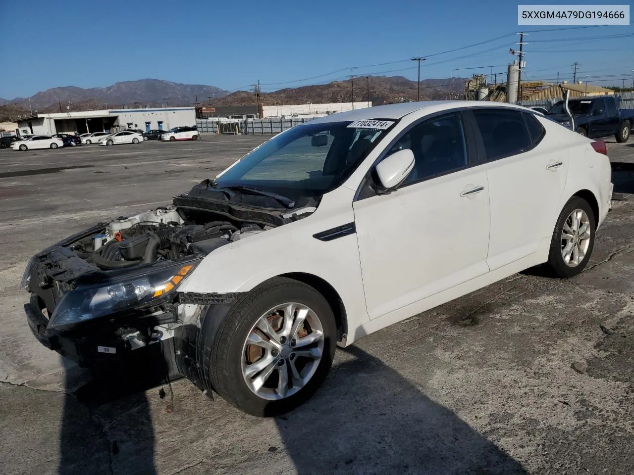 2013 Kia Optima Lx VIN: 5XXGM4A79DG194666 Lot: 77032414