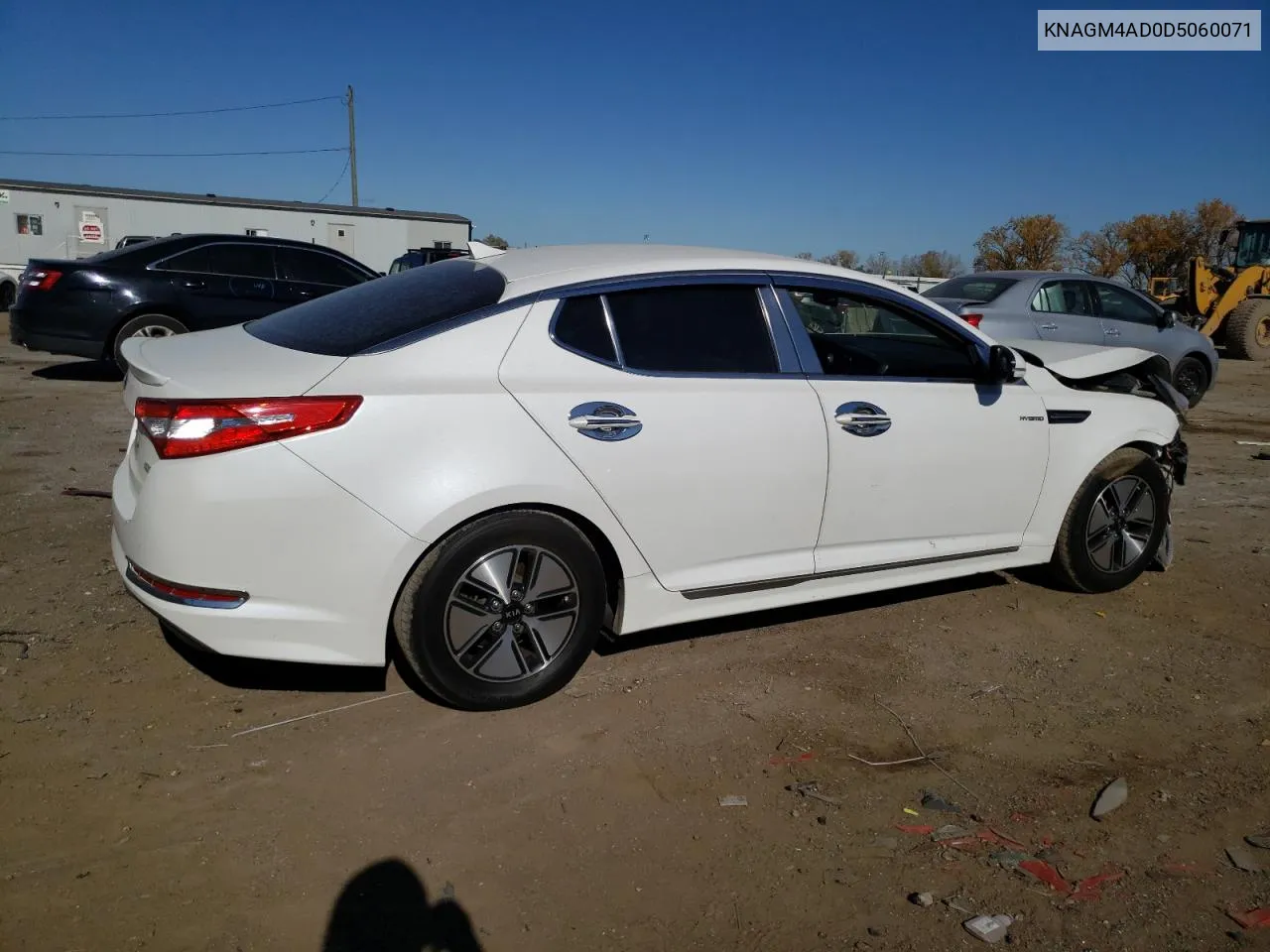 2013 Kia Optima Hybrid VIN: KNAGM4AD0D5060071 Lot: 77157764