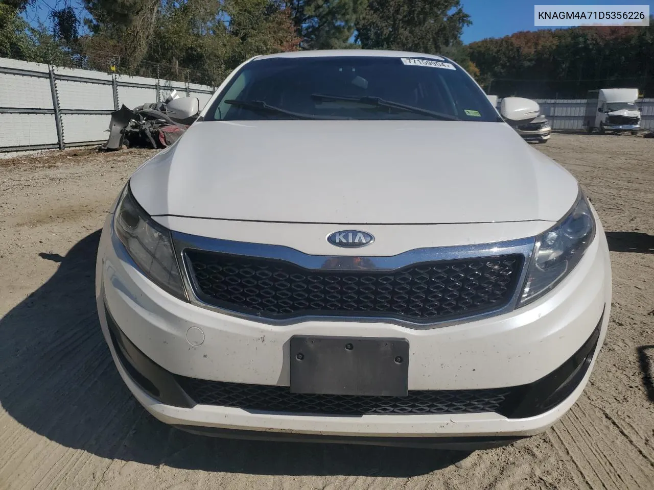 2013 Kia Optima Lx VIN: KNAGM4A71D5356226 Lot: 77159904