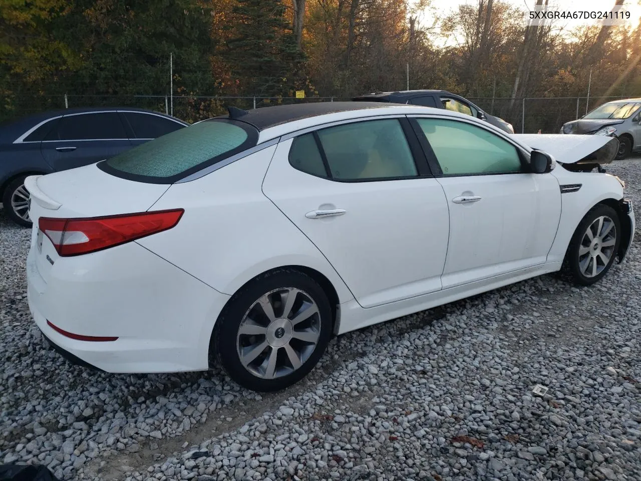 2013 Kia Optima Sx VIN: 5XXGR4A67DG241119 Lot: 77190184