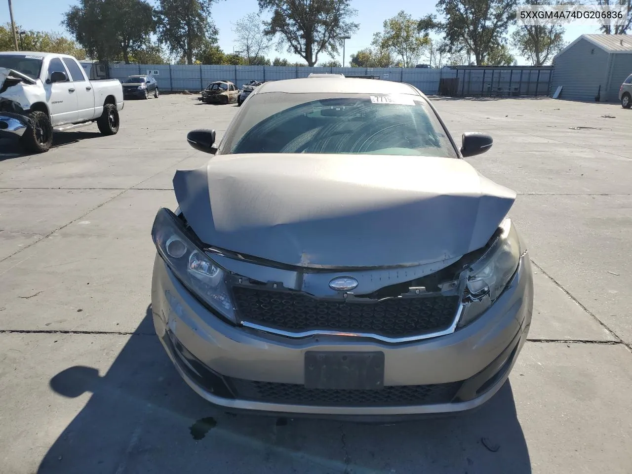 2013 Kia Optima Lx VIN: 5XXGM4A74DG206836 Lot: 77198014