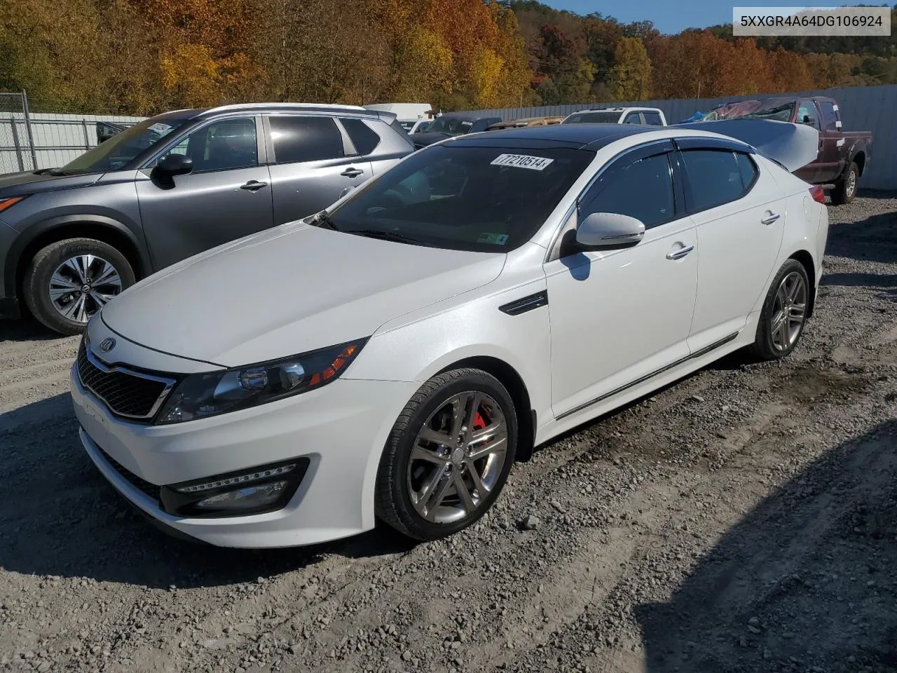 2013 Kia Optima Sx VIN: 5XXGR4A64DG106924 Lot: 77210514