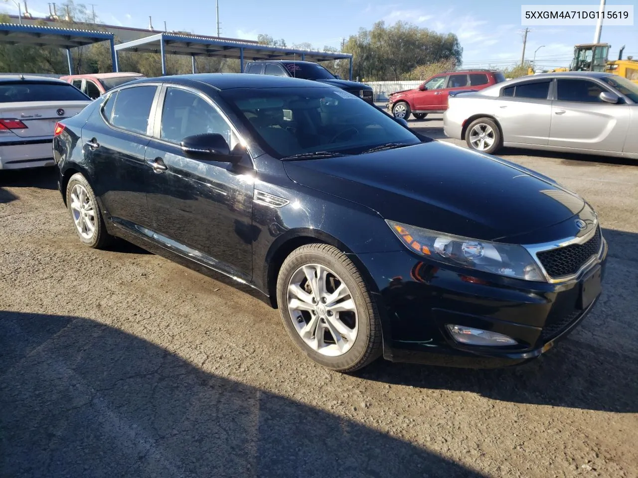 2013 Kia Optima Lx VIN: 5XXGM4A71DG115619 Lot: 77313933