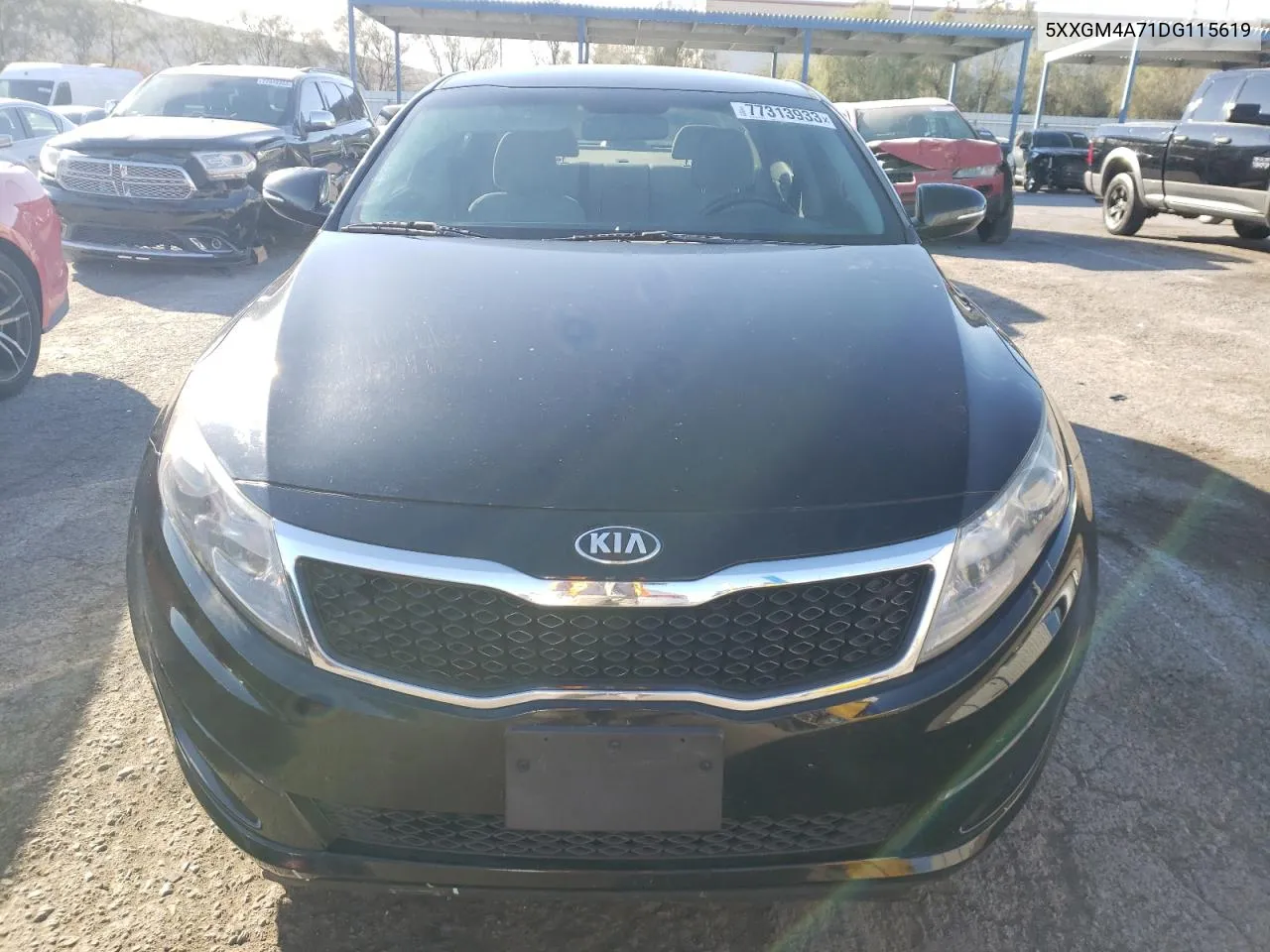 2013 Kia Optima Lx VIN: 5XXGM4A71DG115619 Lot: 77313933