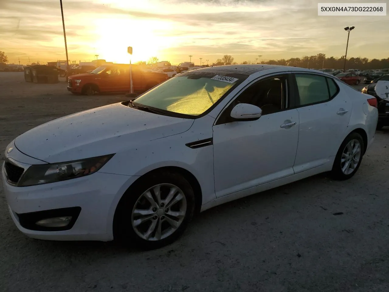 2013 Kia Optima Ex VIN: 5XXGN4A73DG222068 Lot: 77335434