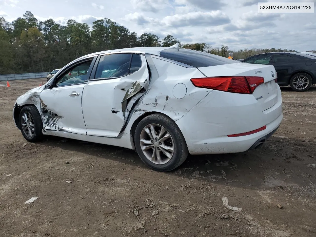 2013 Kia Optima Lx VIN: 5XXGM4A72DG181225 Lot: 77353263