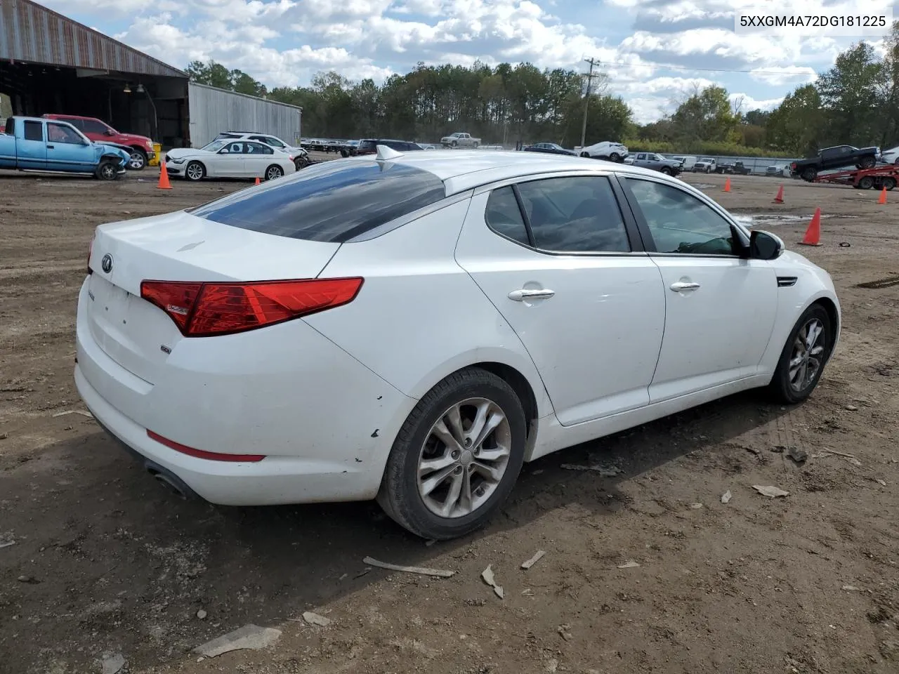 2013 Kia Optima Lx VIN: 5XXGM4A72DG181225 Lot: 77353263