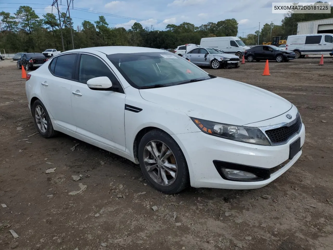 2013 Kia Optima Lx VIN: 5XXGM4A72DG181225 Lot: 77353263