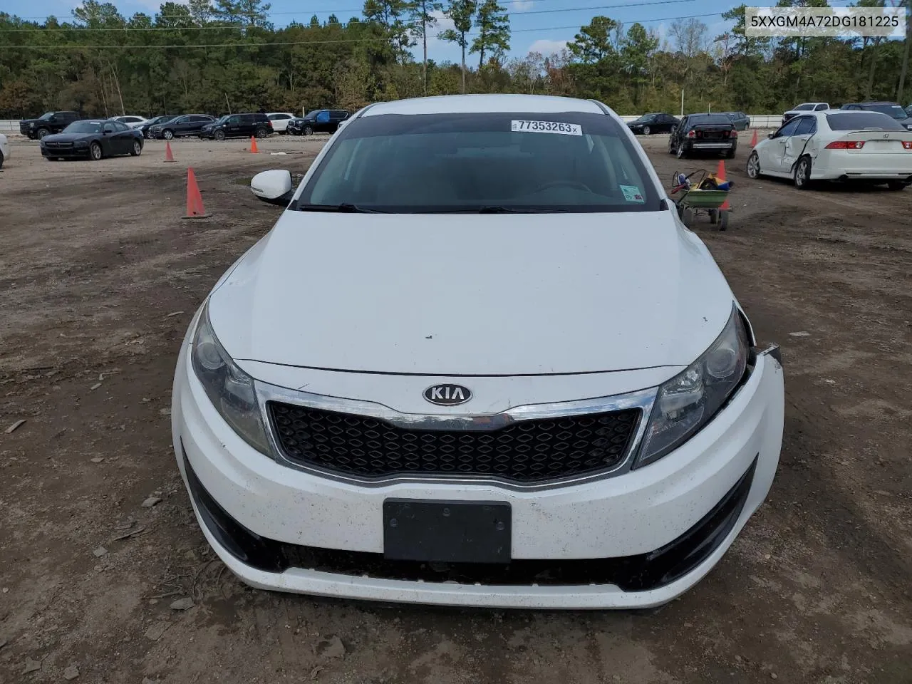 2013 Kia Optima Lx VIN: 5XXGM4A72DG181225 Lot: 77353263