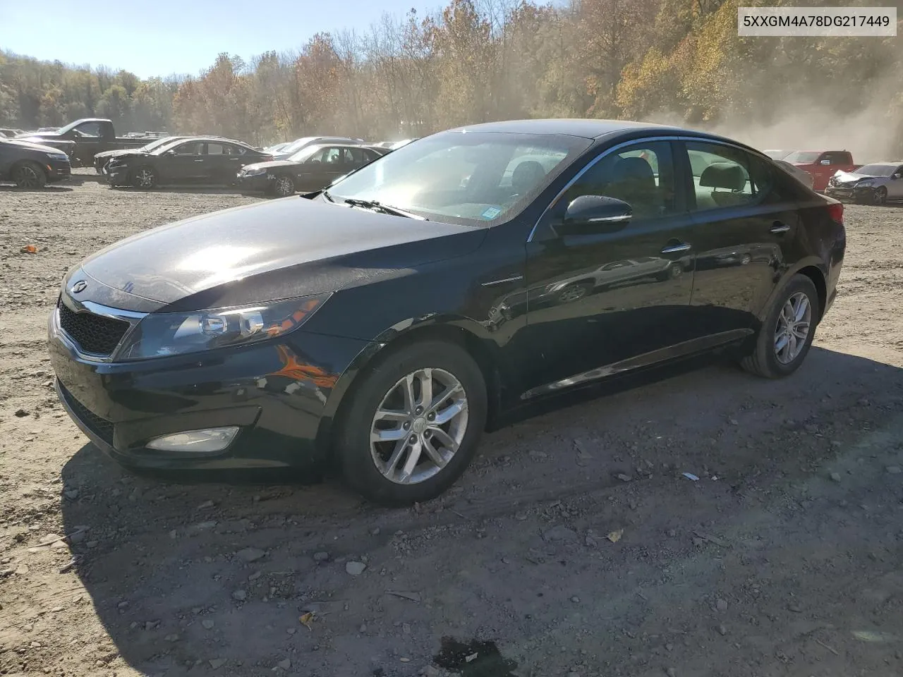 2013 Kia Optima Lx VIN: 5XXGM4A78DG217449 Lot: 77377354