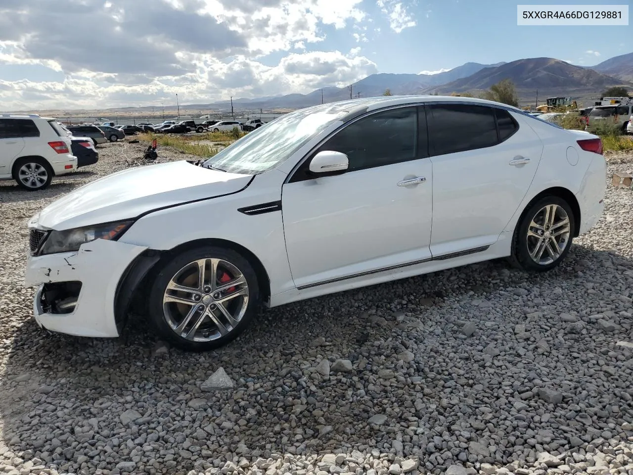 2013 Kia Optima Sx VIN: 5XXGR4A66DG129881 Lot: 77435464