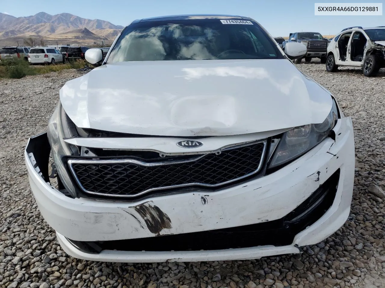 2013 Kia Optima Sx VIN: 5XXGR4A66DG129881 Lot: 77435464