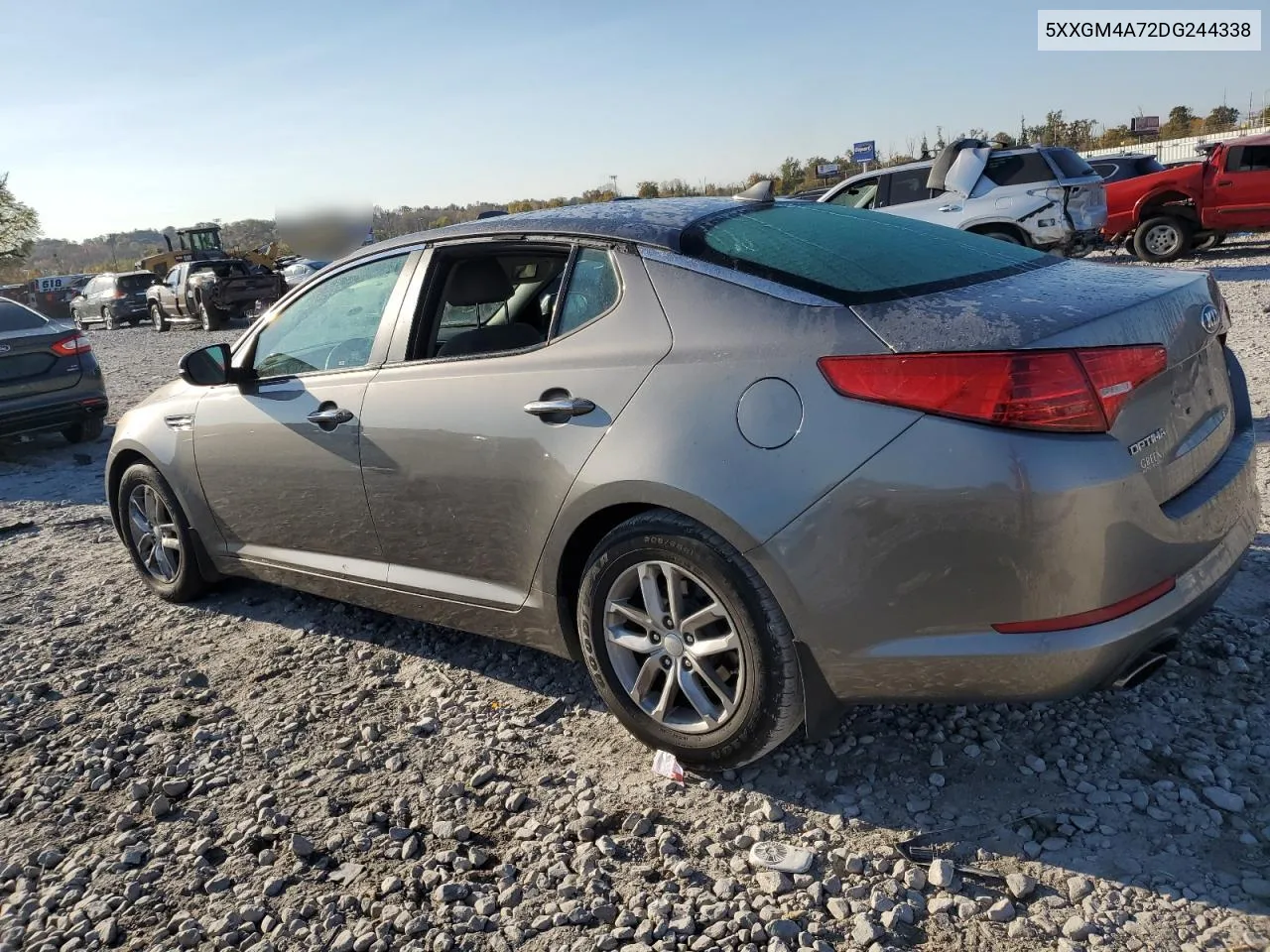 2013 Kia Optima Lx VIN: 5XXGM4A72DG244338 Lot: 77532924