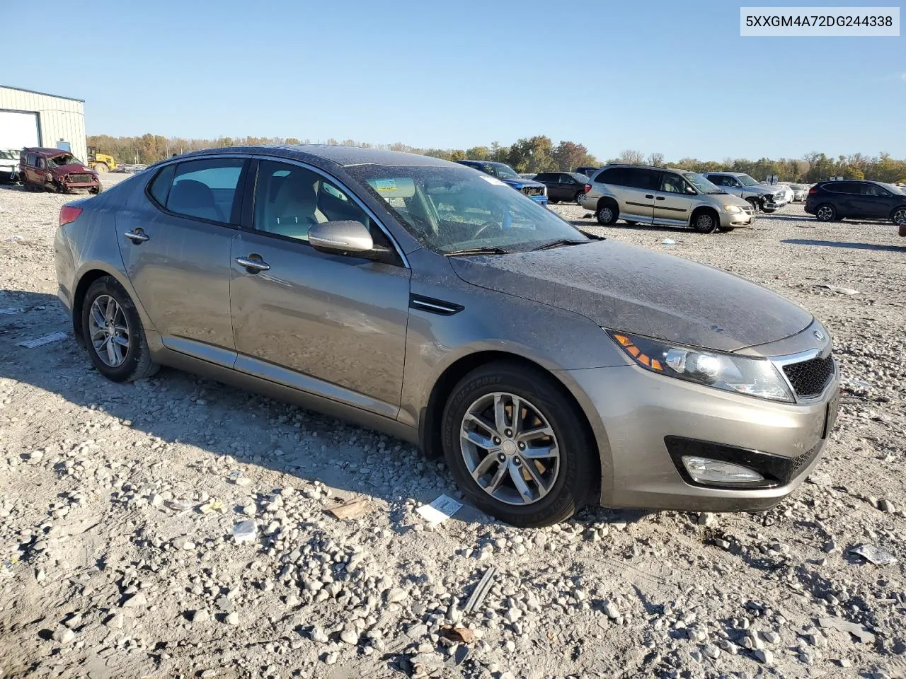 2013 Kia Optima Lx VIN: 5XXGM4A72DG244338 Lot: 77532924