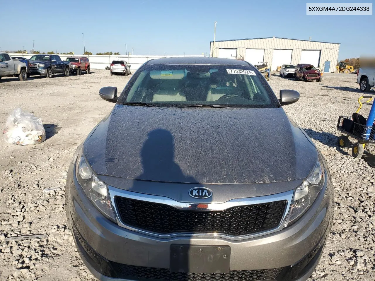 2013 Kia Optima Lx VIN: 5XXGM4A72DG244338 Lot: 77532924