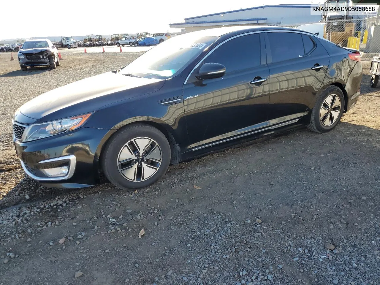 2013 Kia Optima Hybrid VIN: KNAGM4AD9D5058688 Lot: 77583184