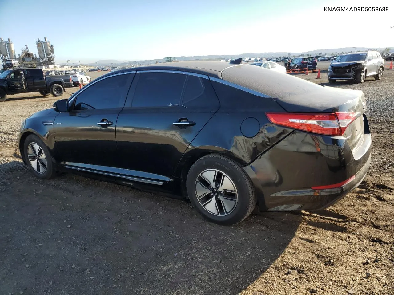 2013 Kia Optima Hybrid VIN: KNAGM4AD9D5058688 Lot: 77583184