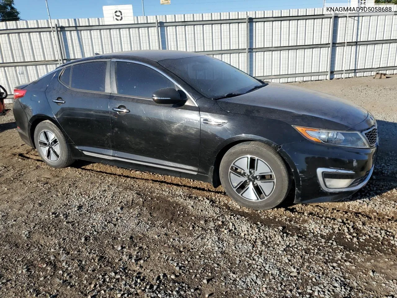 2013 Kia Optima Hybrid VIN: KNAGM4AD9D5058688 Lot: 77583184