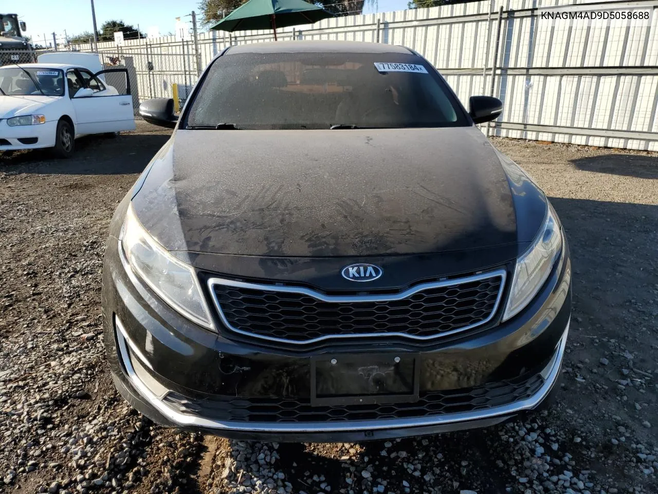 2013 Kia Optima Hybrid VIN: KNAGM4AD9D5058688 Lot: 77583184