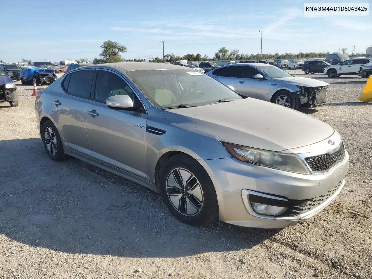 2013 Kia Optima Hybrid VIN: KNAGM4AD1D5043425 Lot: 77598514