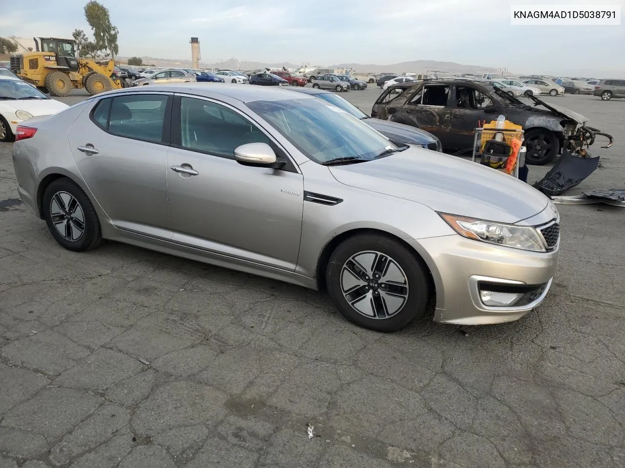 2013 Kia Optima Hybrid VIN: KNAGM4AD1D5038791 Lot: 77612044