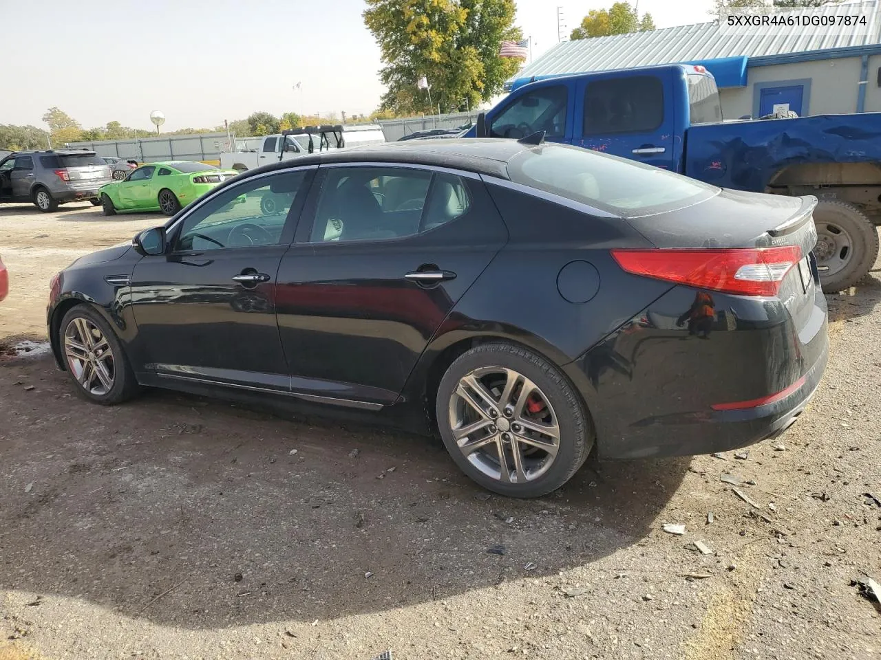 2013 Kia Optima Sx VIN: 5XXGR4A61DG097874 Lot: 77613124