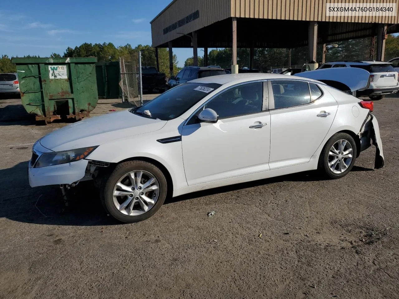 2013 Kia Optima Lx VIN: 5XXGM4A76DG184340 Lot: 77625224