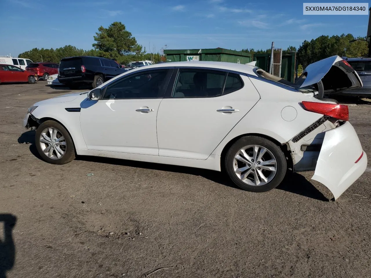 2013 Kia Optima Lx VIN: 5XXGM4A76DG184340 Lot: 77625224