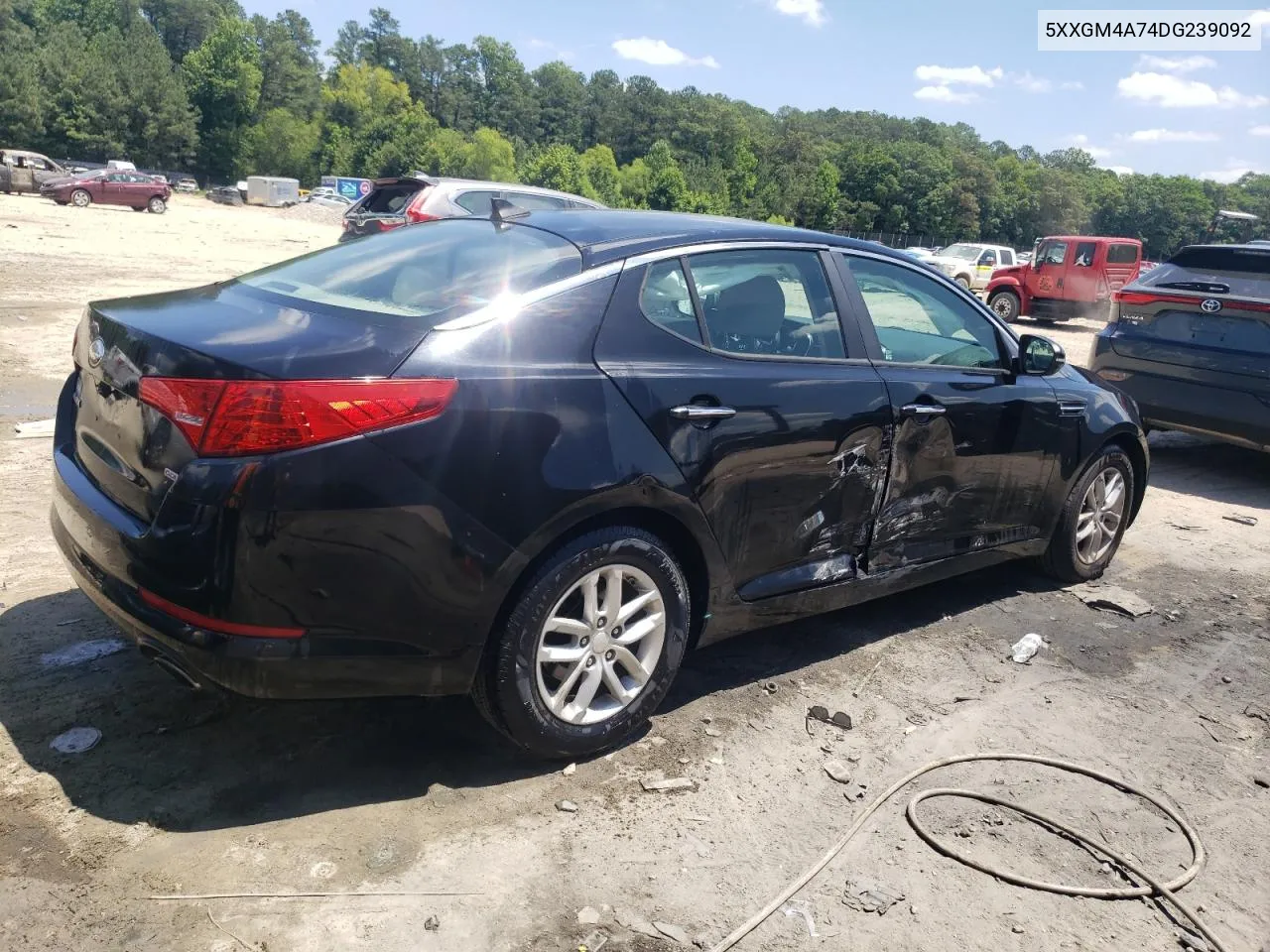 2013 Kia Optima Lx VIN: 5XXGM4A74DG239092 Lot: 77632894