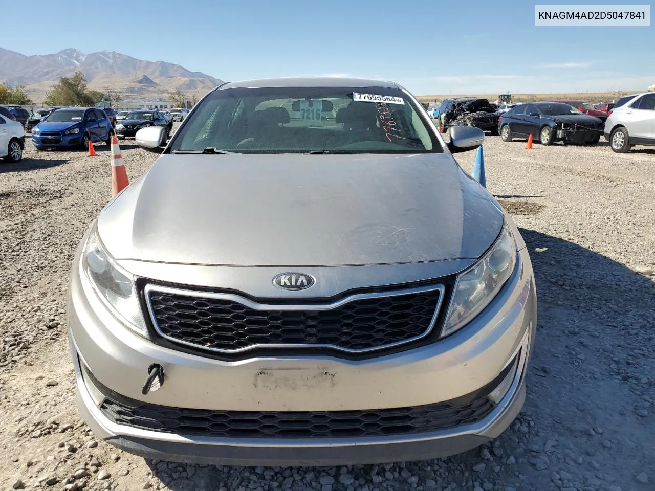 2013 Kia Optima Hybrid VIN: KNAGM4AD2D5047841 Lot: 77695564