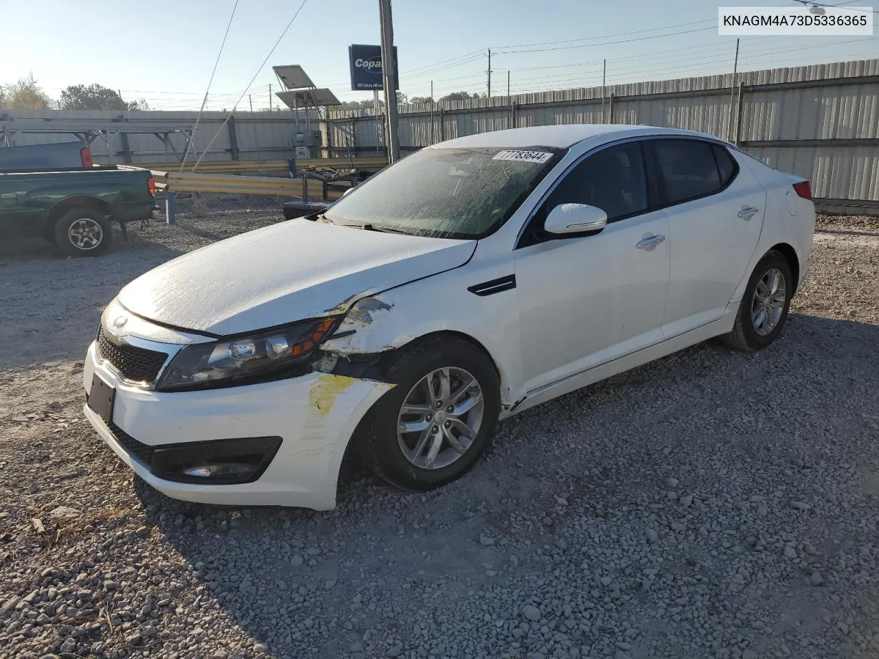 2013 Kia Optima Lx VIN: KNAGM4A73D5336365 Lot: 77783644