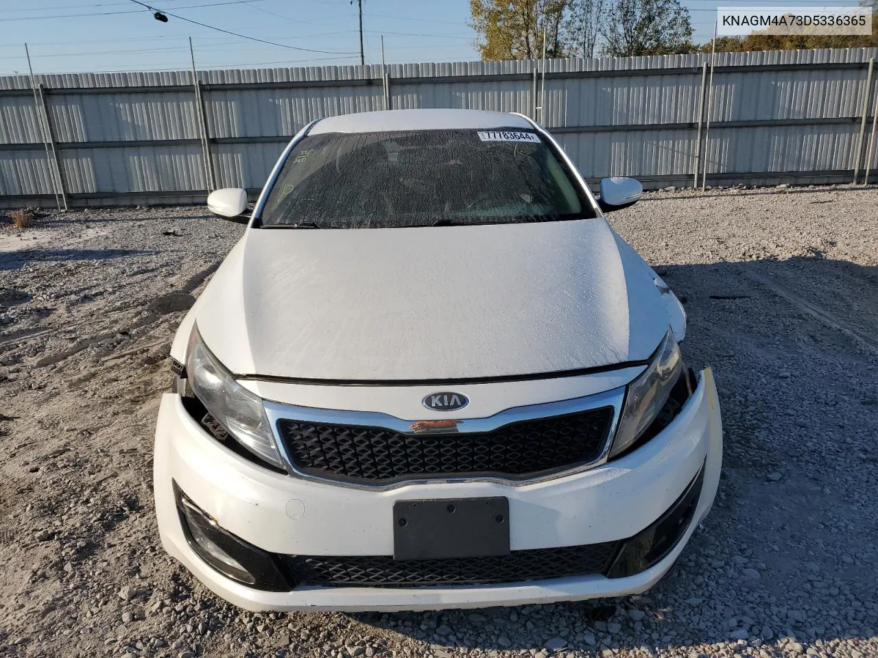 2013 Kia Optima Lx VIN: KNAGM4A73D5336365 Lot: 77783644